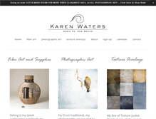 Tablet Screenshot of karenwatersart.com